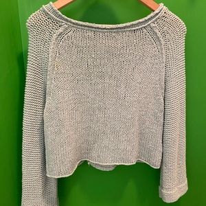 Free People open back sweater